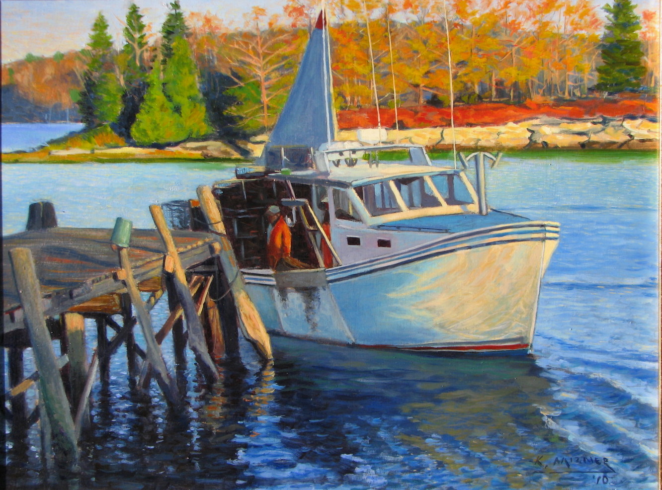 1332x986 Maine Ly Painting September 2011 - Maine Painting