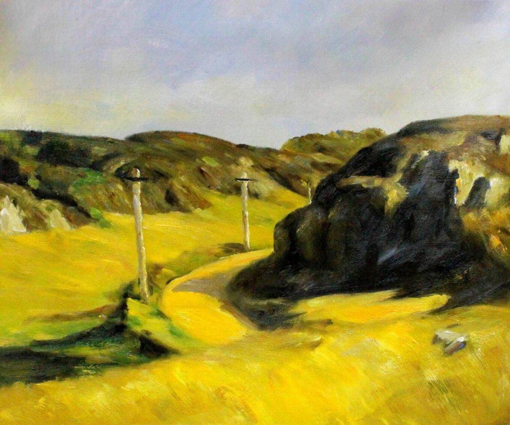 1000x833 Edward Hopper - Maine Painting