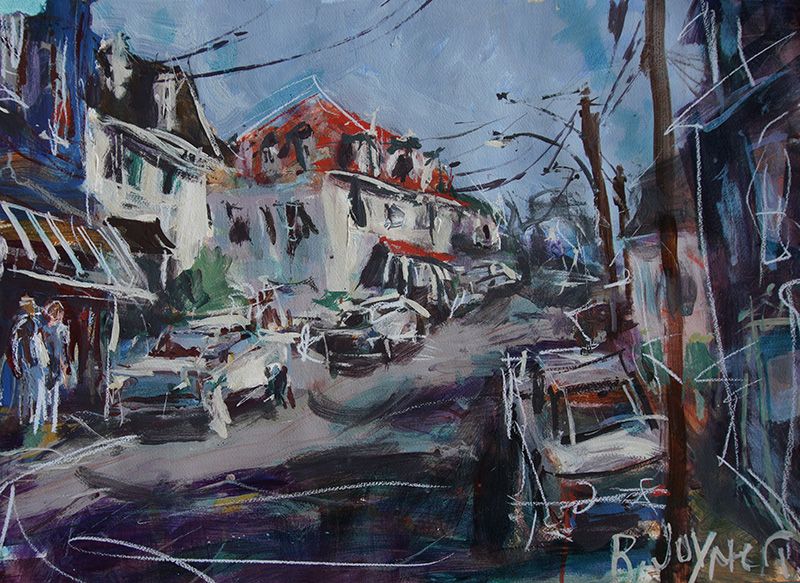 800x583 Jun 23 Maine Landscape Abstract Styles, Landscaping And Acrylics - Maine Painting