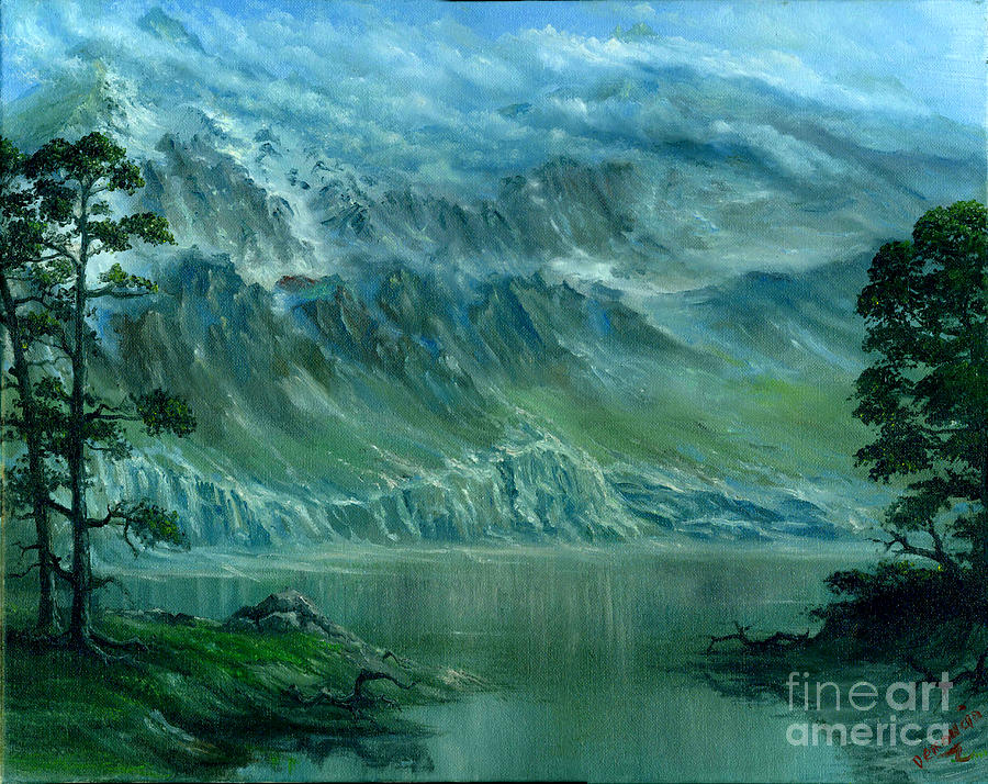 900x714 Majestic Painting By Demoncio - Majestic Painting