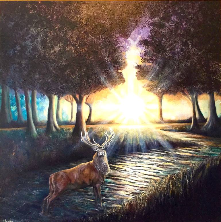 770x774 Saatchi Art Majestic Painting By Christina Tracy - Majestic Painting