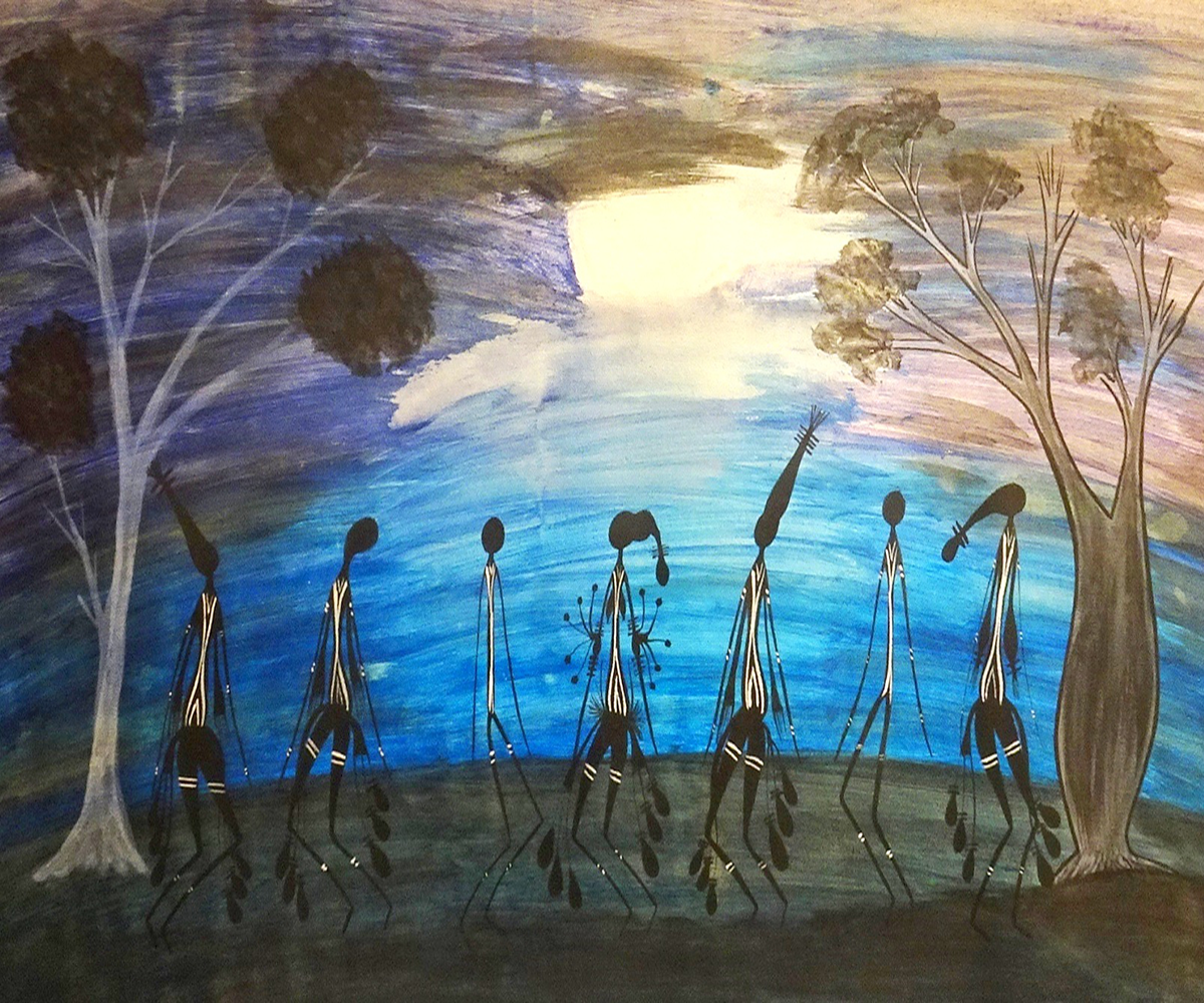 1200x1000 This Majestic Painting By Jemma Unghango Is Called Gwion - Majestic Painting