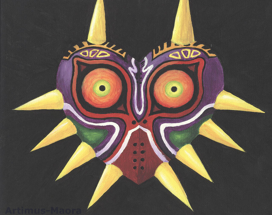 900x713 Majora's Mask Painting By Artimus Maora - Majoras Mask Painting
