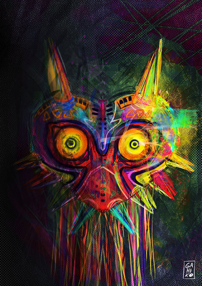 400x567 Majora's By Gahiko - Majoras Mask Painting