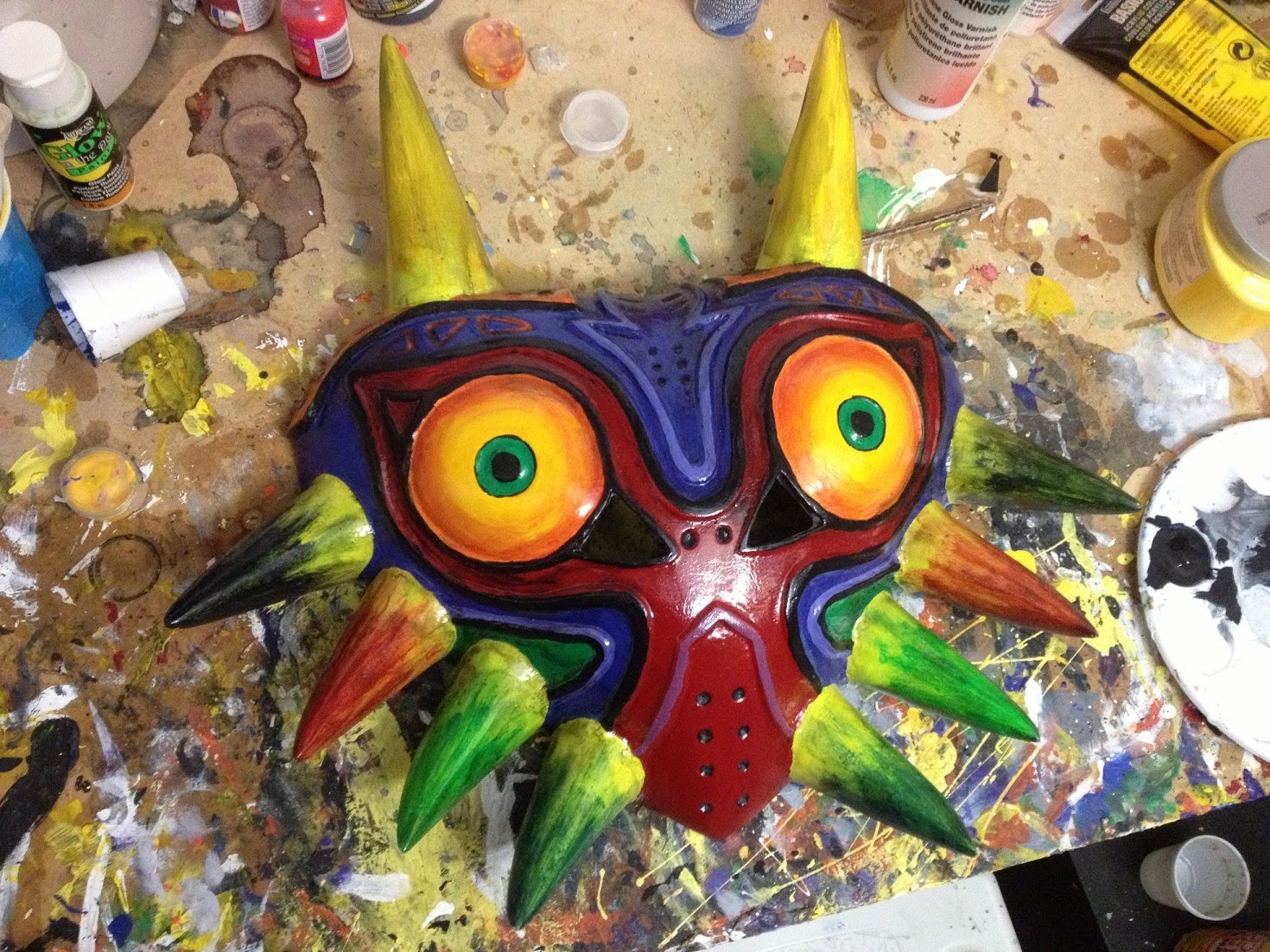 Majoras Mask Painting at PaintingValley.com | Explore collection of ...