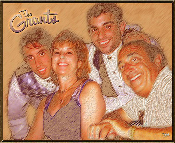 612x502 Picture Made Into Art Painting Artistic Effects Monogram Initials - Make A Picture Into A Painting