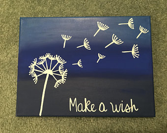 340x270 Make A Wish Painting Etsy - Make A Wish Painting