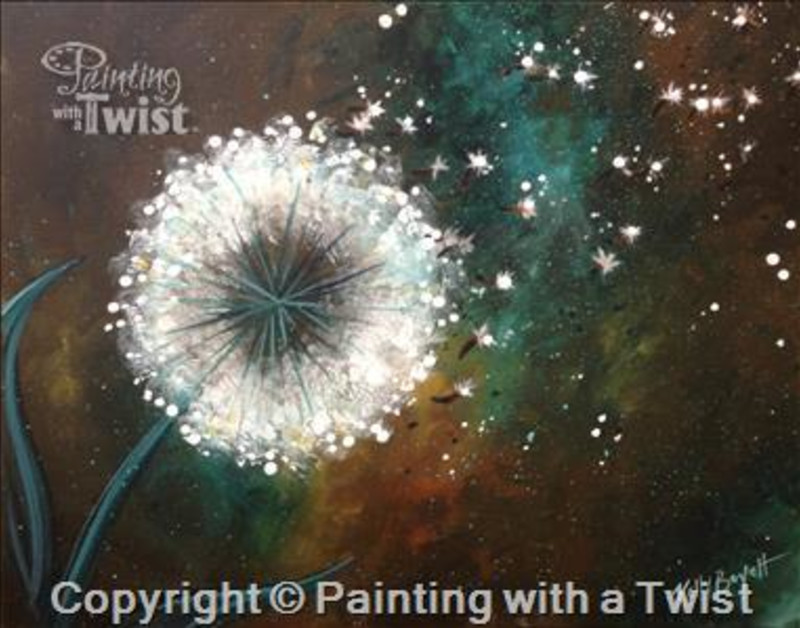 800x628 Painting With A Twist - Make A Wish Painting