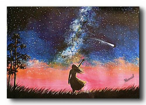 500x359 Acrylic Abstract - Make A Wish Painting