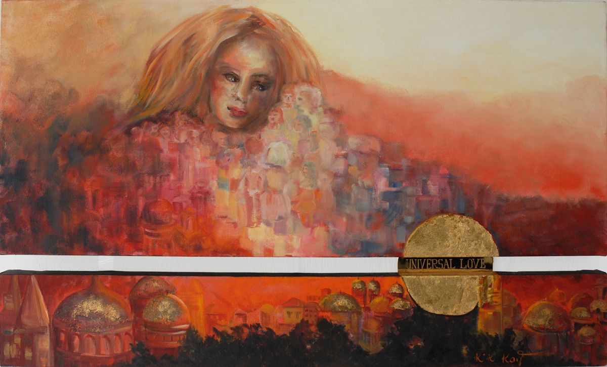 1200x725 Universal Love Make America Great Again. High, Wide - Make America Great Again Painting