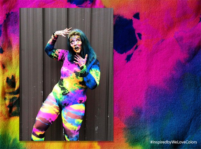 658x486 Make Up Tutorial On How To Turn Yourself Into A Colorful Living - Make Photo Into Painting