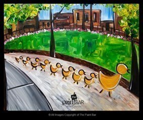 283x238 The Paint Bar - Make Way For Ducklings Painting