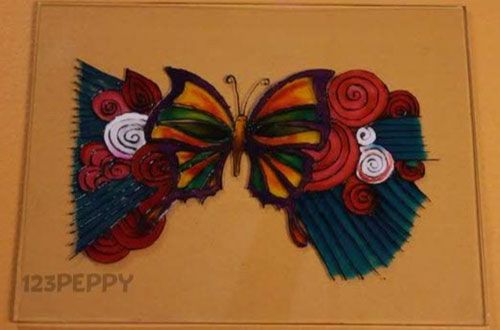 500x330 How To Make A Butterfly Glass Painting Online - Make Your Own Painting Online