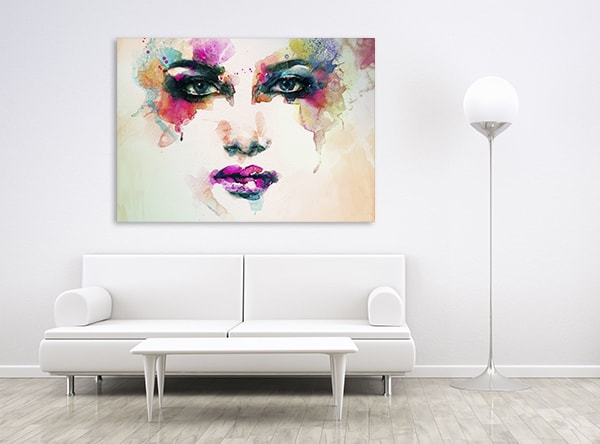 Makeup Canvas Painting at PaintingValley.com | Explore collection of ...