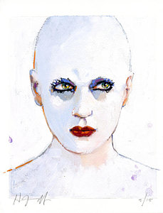 229x300 Makeup Paintings Fine Art America - Makeup Painting