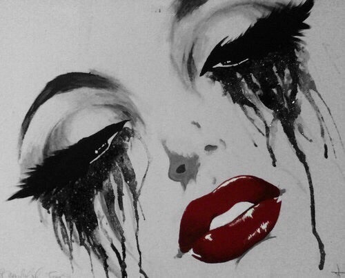 500x403 Art, Eyes, Makeup, Painting - Makeup Painting
