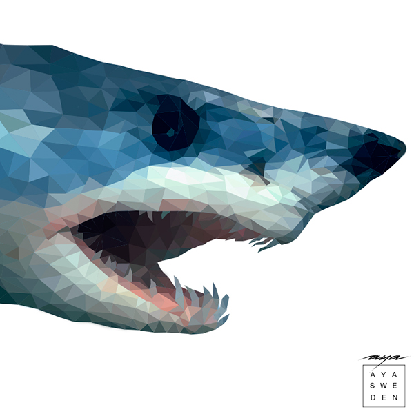 600x600 Mako Shark On Behance - Mako Shark Painting