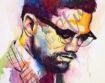 Malcolm X Painting at PaintingValley.com | Explore collection of ...