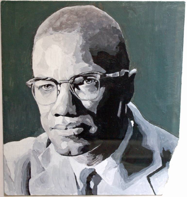 Malcolm X Painting at Explore collection of