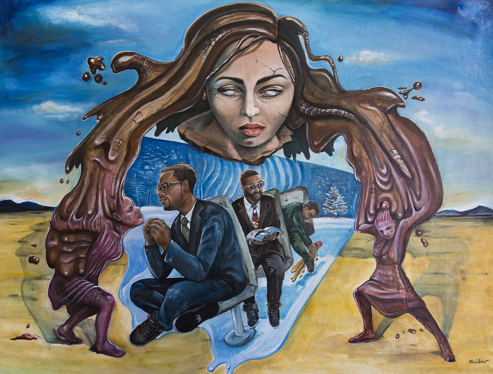 1600x1214 Cac's Hip Hop Congress, Art Series Showcase Cultural Exhibit - Malcolm X Painting