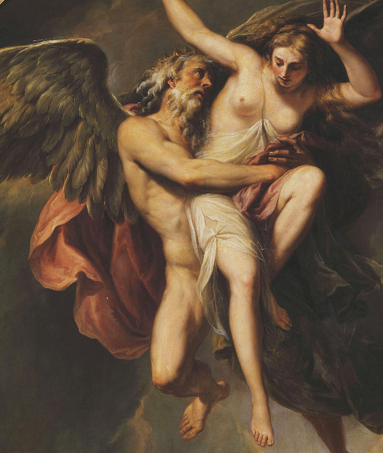 761x900 The Rape Of Oreithyia Painting By Giovanni Battista Cipriani - Male Angel Painting