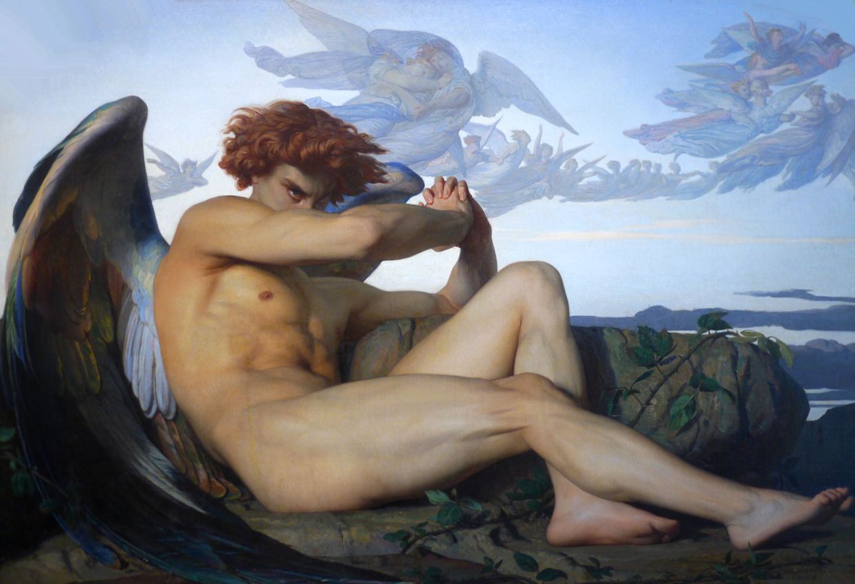 1244x850 C0ssette Alexandre Cabanel Angel, Paintings - Male Angel Painting