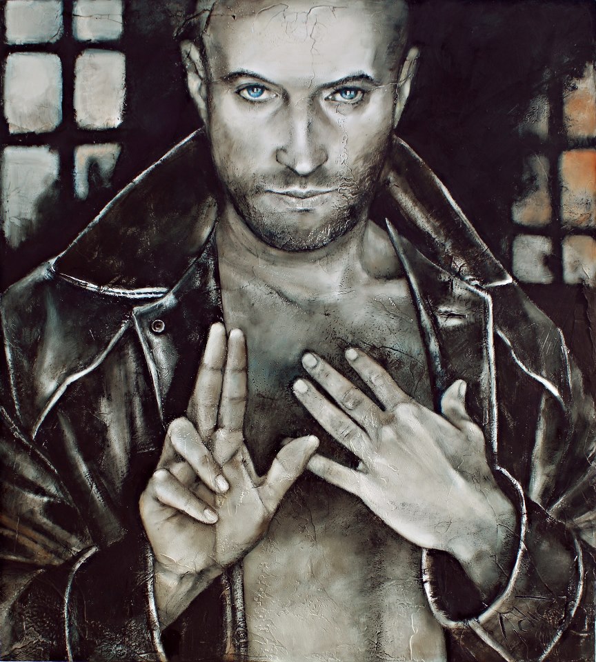 864x960 Man Oil Painting Lidia Artworks By Lidia Wylangowska - Male Oil Painting