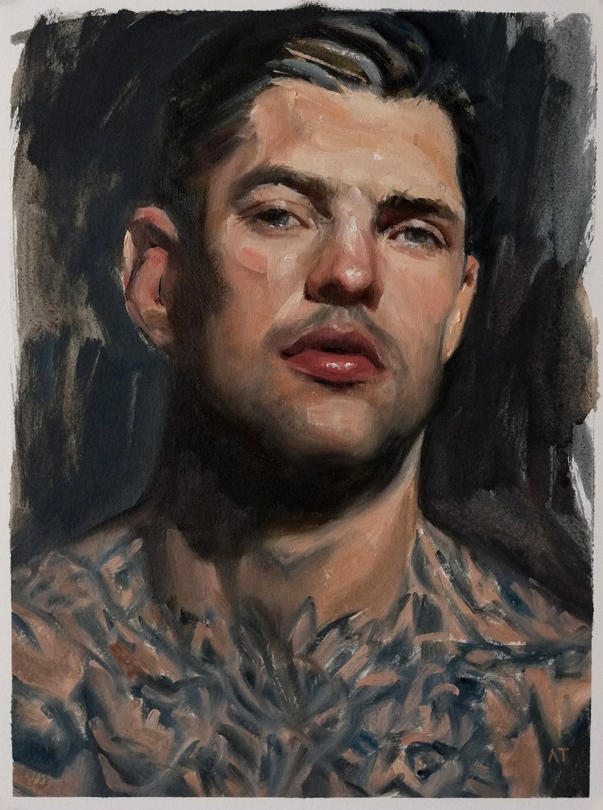1200x1613 Interview With Alessandro Tomassetti, Master Of Male Figurative - Male Oil Painting