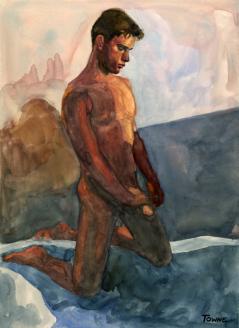 239x328 George Towne Visual Aids - Male Painting