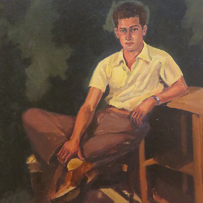 400x400 Vintage Male Portrait Paintings - Male Painting