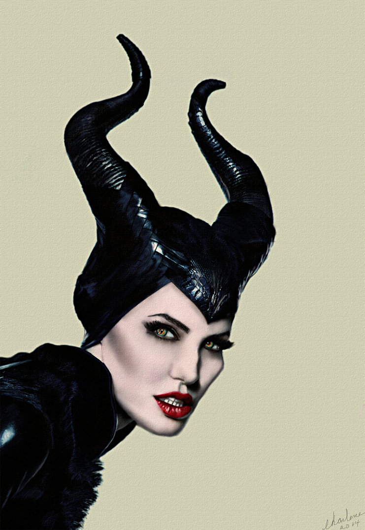 741x1077 Maleficent Drawing And Painting By Chamirra - Maleficent Painting