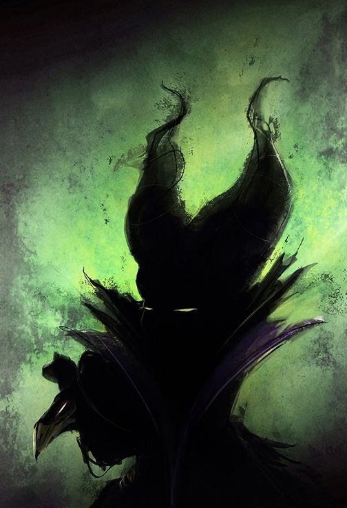 504x739 Maleficent Painting By Arnaud De Vallois Circo Freak By Supper - Maleficent Painting