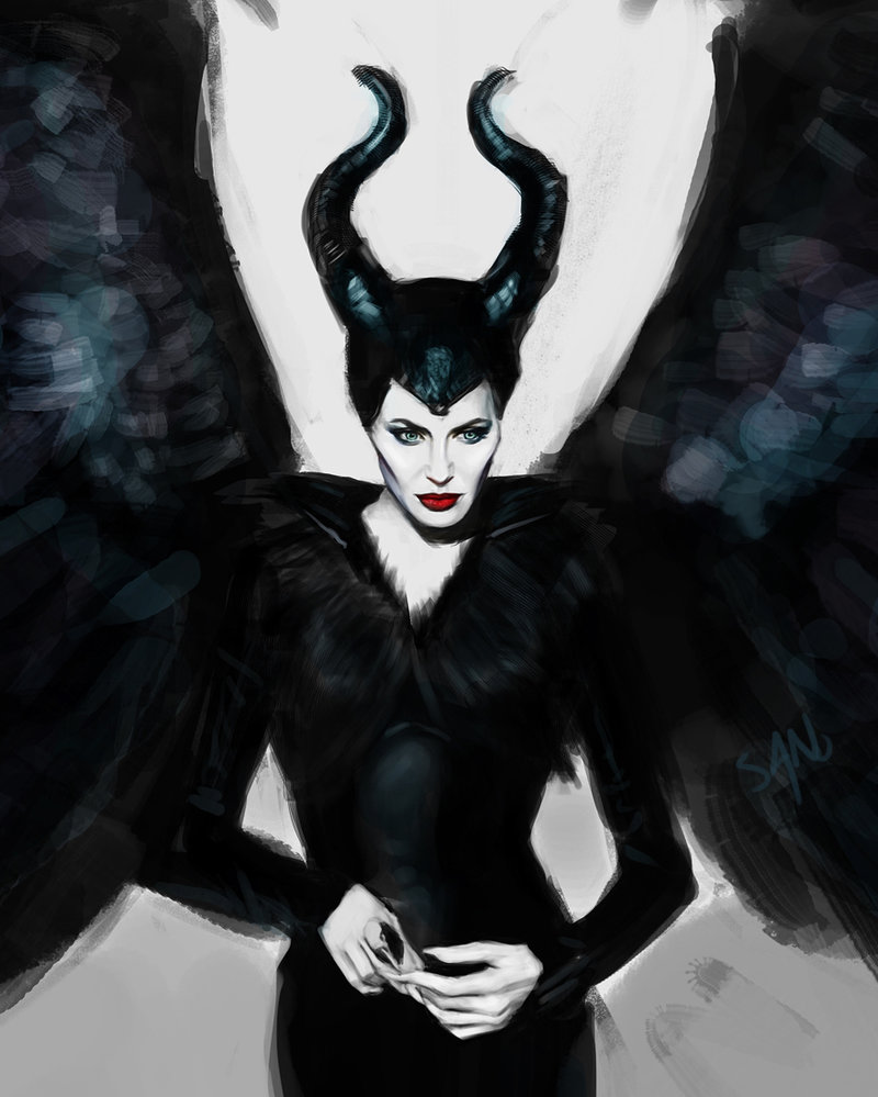 Maleficent Painting at PaintingValley.com | Explore collection of ...