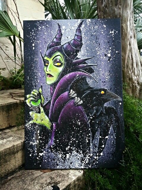 478x638 My Maleficent Painting For A Client. My Artwork - Maleficent Painting