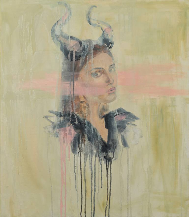 770x880 Saatchi Art Maleficent Painting By Nataliia Sydorova - Maleficent Painting