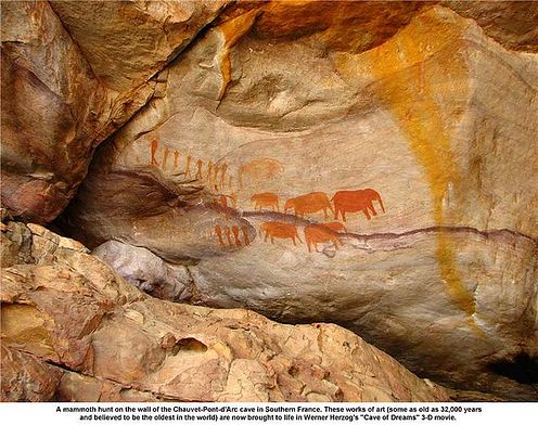 496x392 The Cave Painters Secret Gardener - Mammoth Cave Painting