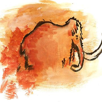 360x360 Mammoth Cave Painting Unisex T Shirt By Clairejeanie Redbubble - Mammoth Painting