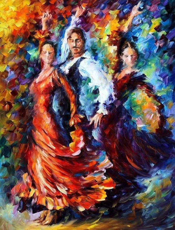 Man And Woman Dancing Painting