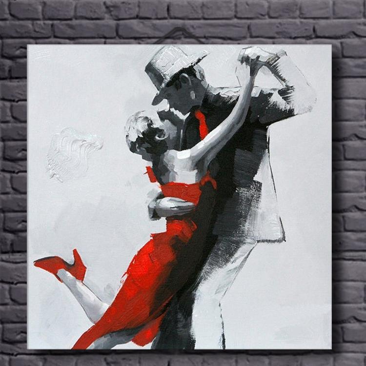750x750 Dropshipping Home Decoration Man And Woman Dancer Oil Painting - Man And Woman Painting