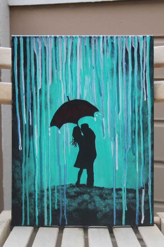570x855 I'M What's Wrong With Men The Rackster - Man And Woman Under Umbrella Painting