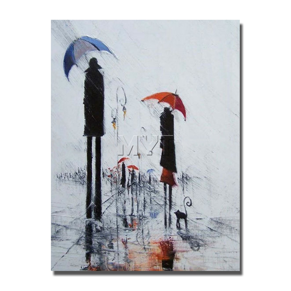 Man And Woman Under Umbrella Painting at Explore