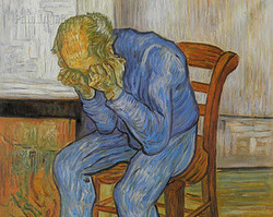 250x199 Crying Man Paintings - Man Crying Painting