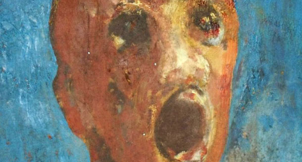 610x328 The Torturous Cries Of The Anguished Man Painting [Updated] - Man Crying Painting