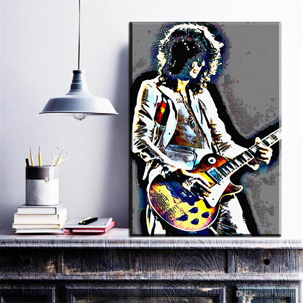 Man Guitar Painting