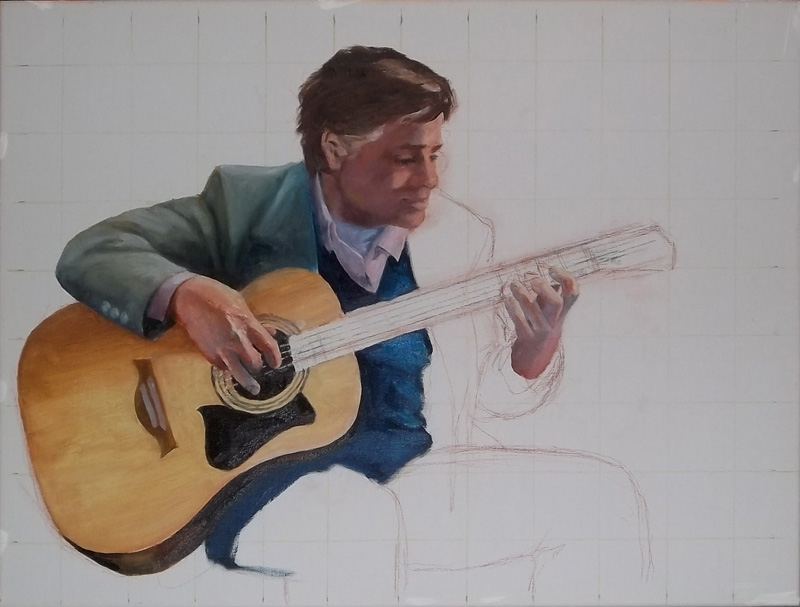 800x607 Guitar Man Wip [Archive] - Man Guitar Painting