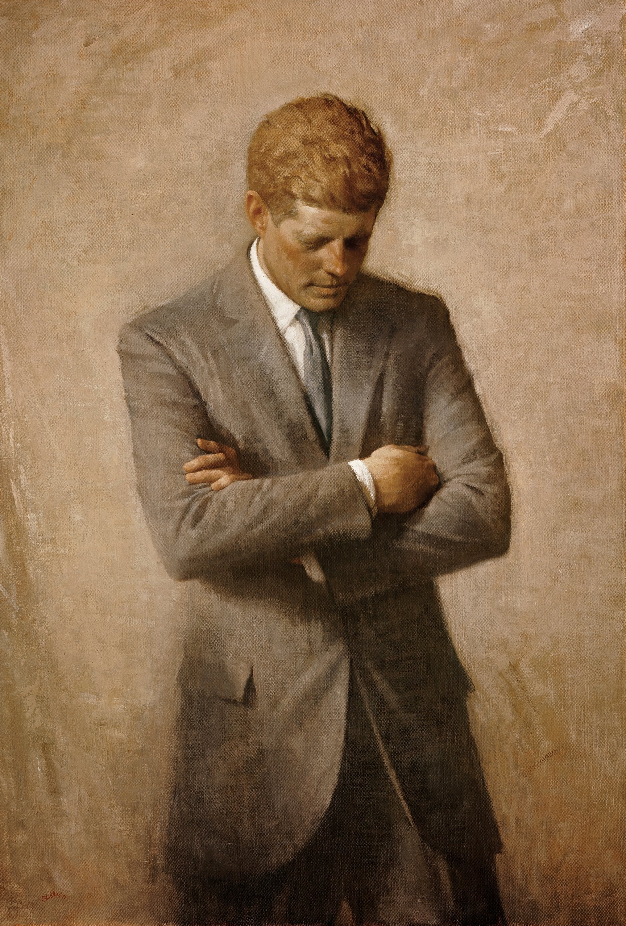 2029x3000 Free Images Man, Suit, Male, Portrait, Sitting, Usa, America - Man In Suit Painting