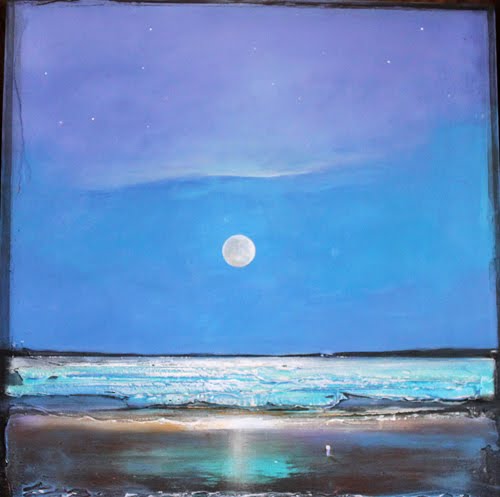 500x497 Toni Grote Spiritual Art Amp Jewelry From My Heart To Yours Sept - Man In The Moon Painting