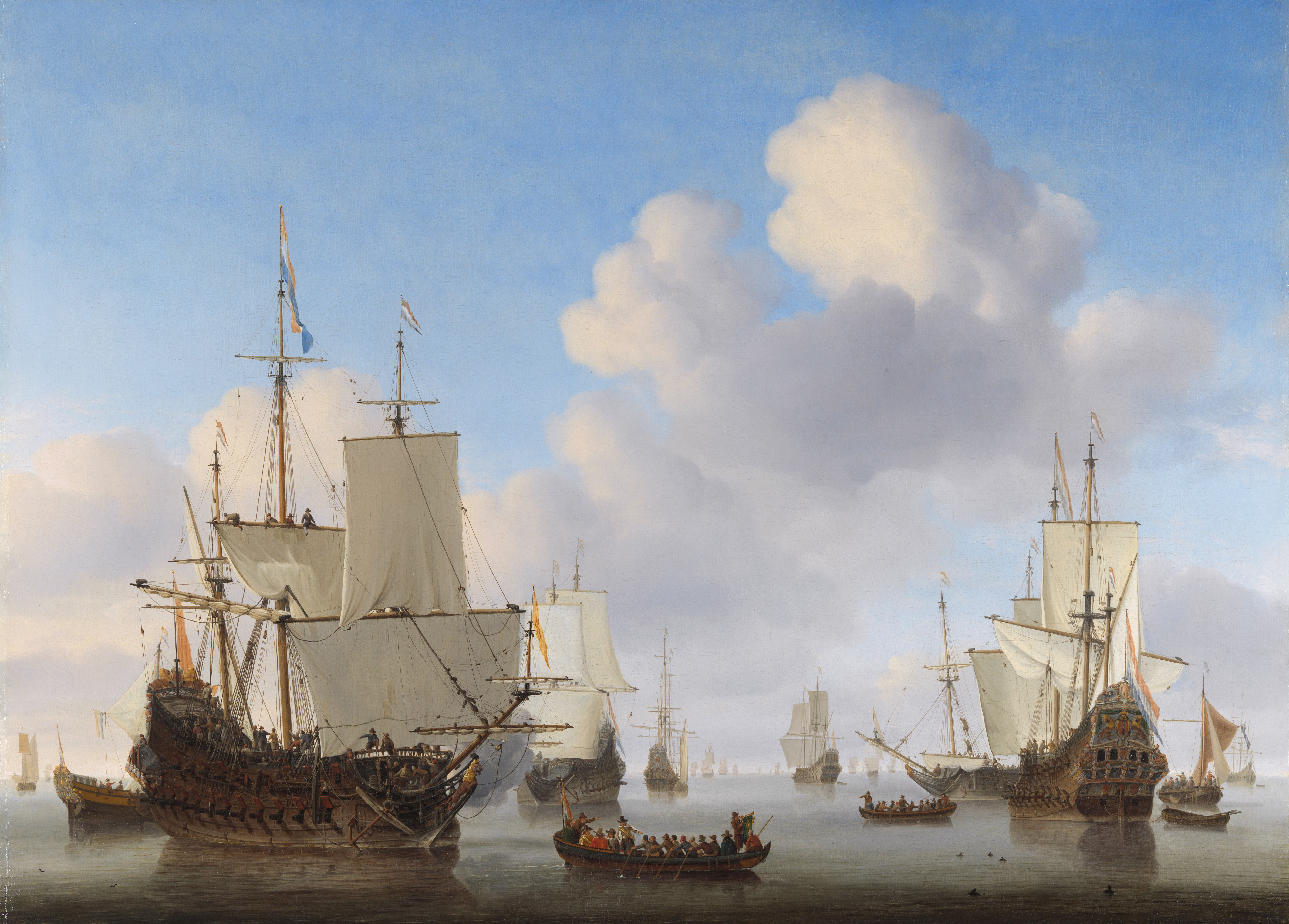 7352x5273 Filewillem Van De Velde Ii - Man O War Painting