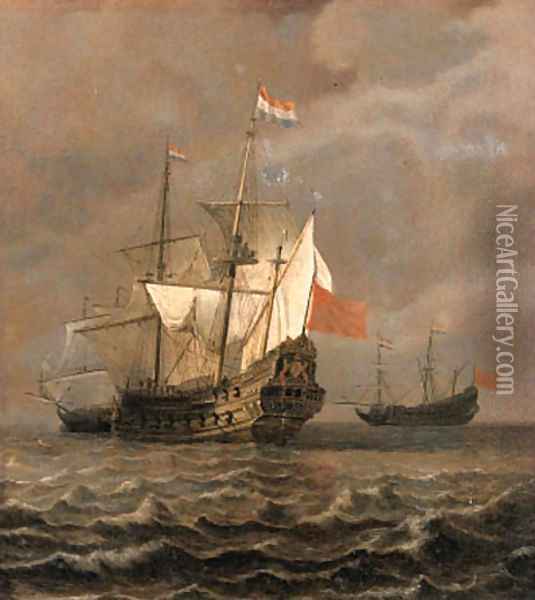 535x600 An Amsterdam Man O' War - Man O War Painting