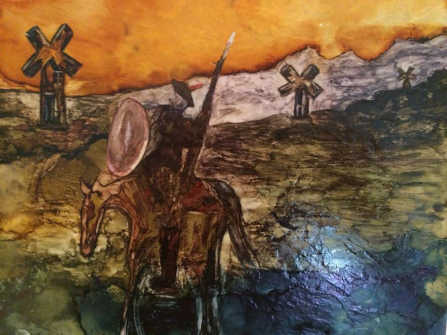 900x675 Man Of La Mancha Painting By Lois Kamp - Man Of La Mancha Painting